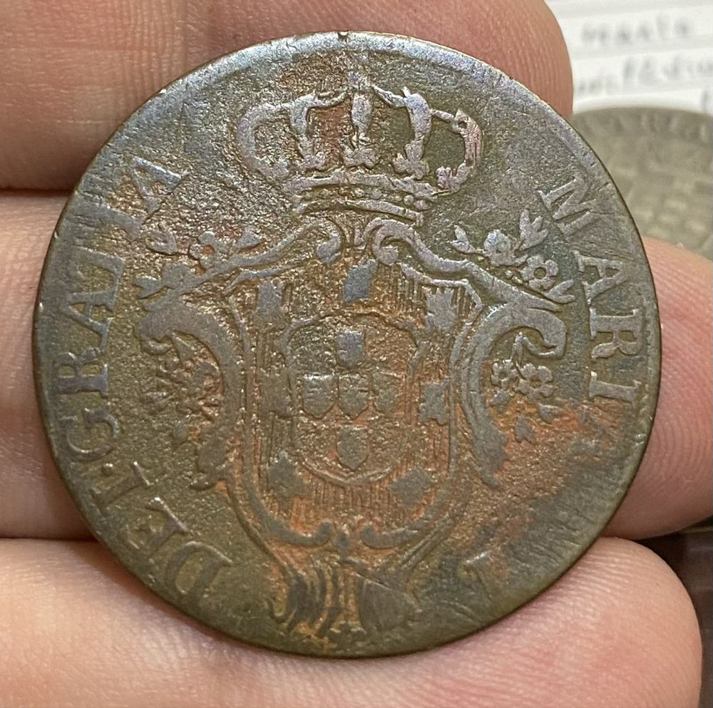 Moeda 20 Reis D MARIA I - 1196 ACORES Data ERRADA