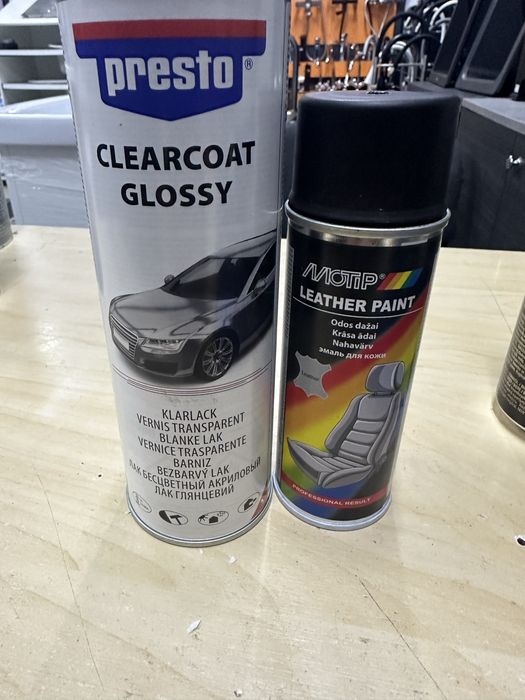 Фарба краска для шкіри чорна MOTIP 200мл