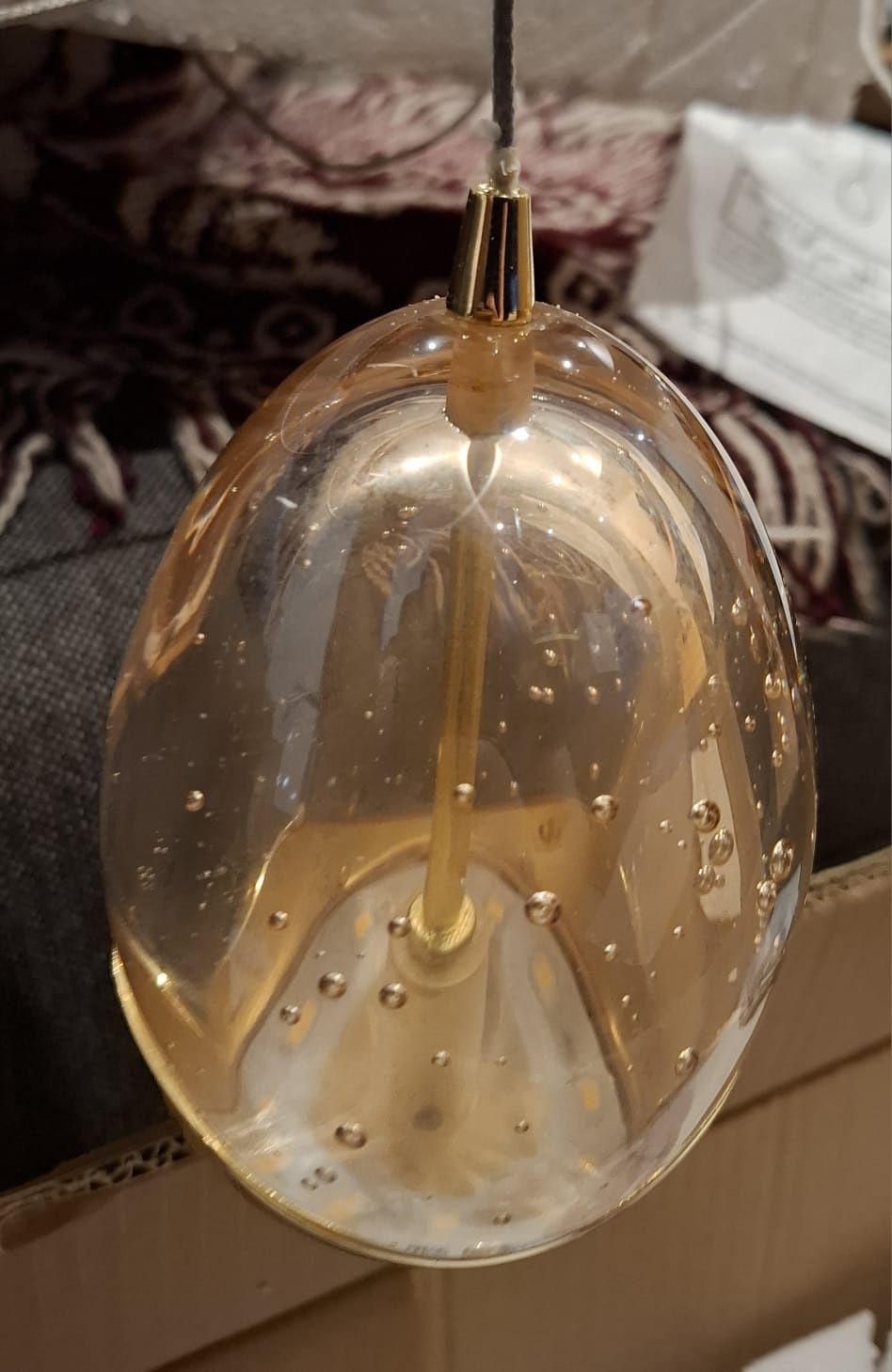 Schuller Rocio 783627 złota lampa wisząca LED