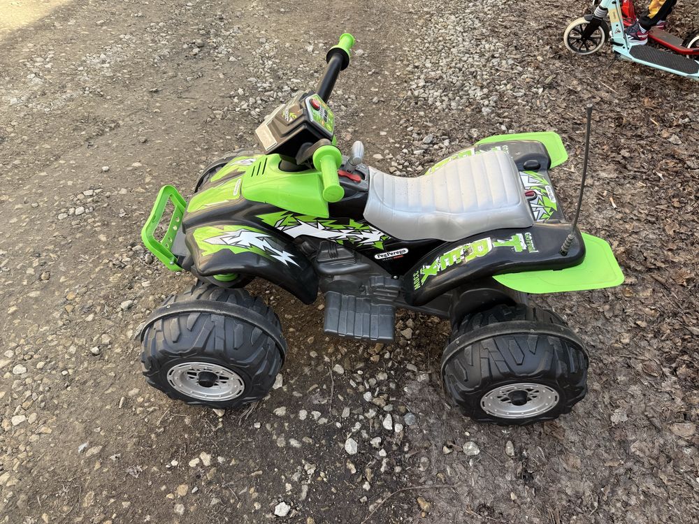 Peg Perego corral t-rex 330w włoski quad auto na akumulator