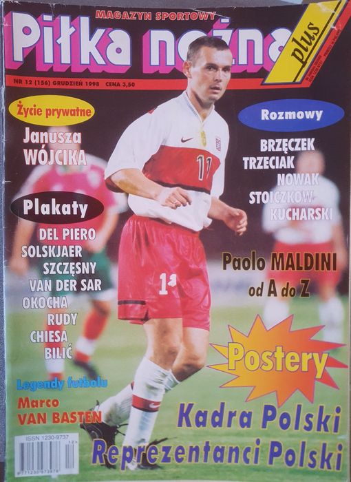 Piłka nożna plus 1998,1999 roczniki miesięcznika