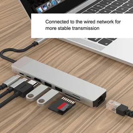 THUNDERBOLT Adapter/HUB USB-C (3,1) 8 in 1