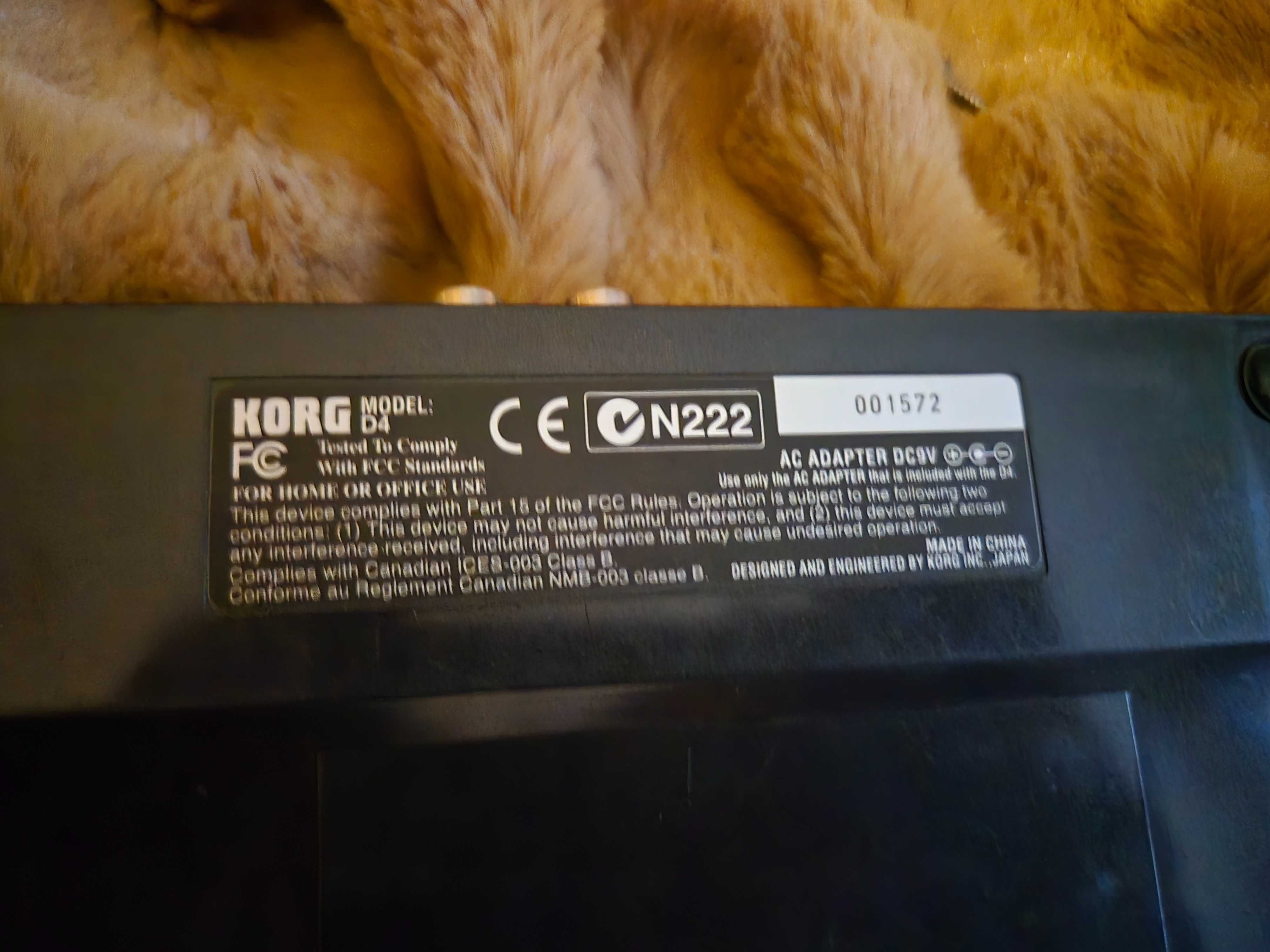Rejestrator cyfrowy Korg D4, digital recorder