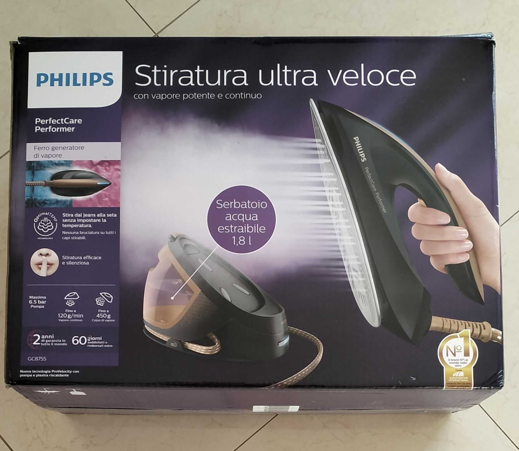 Ferro de engomar com Caldeira PHILIPS GC8700 - com muito pouco uso