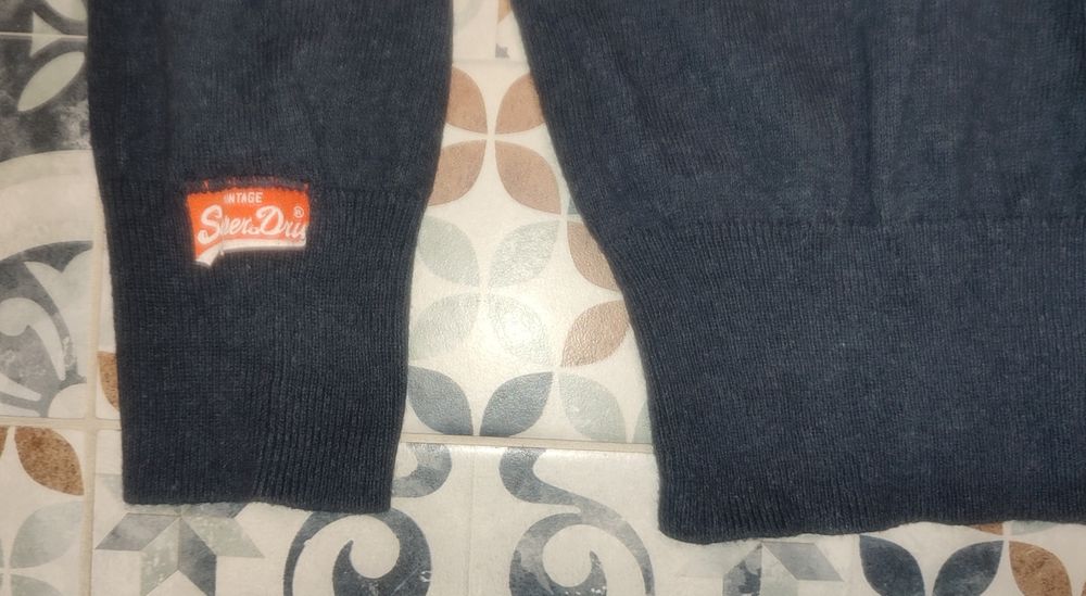 Sweter Superdry r. L kaszmir Vintage