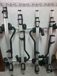 4 suportes de bicicleta e barras para S-max