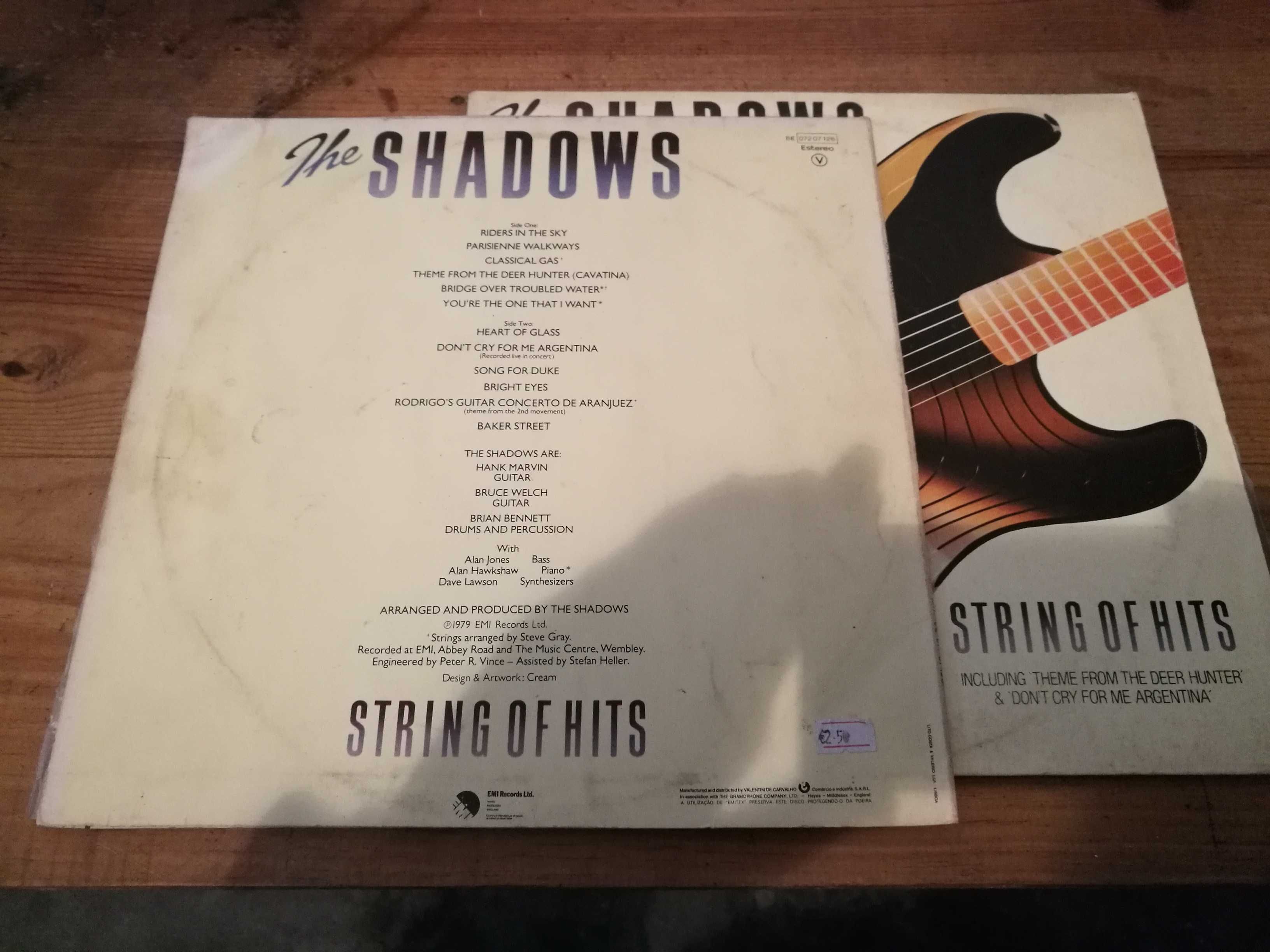THE SHADOWS - String Of Hits lp