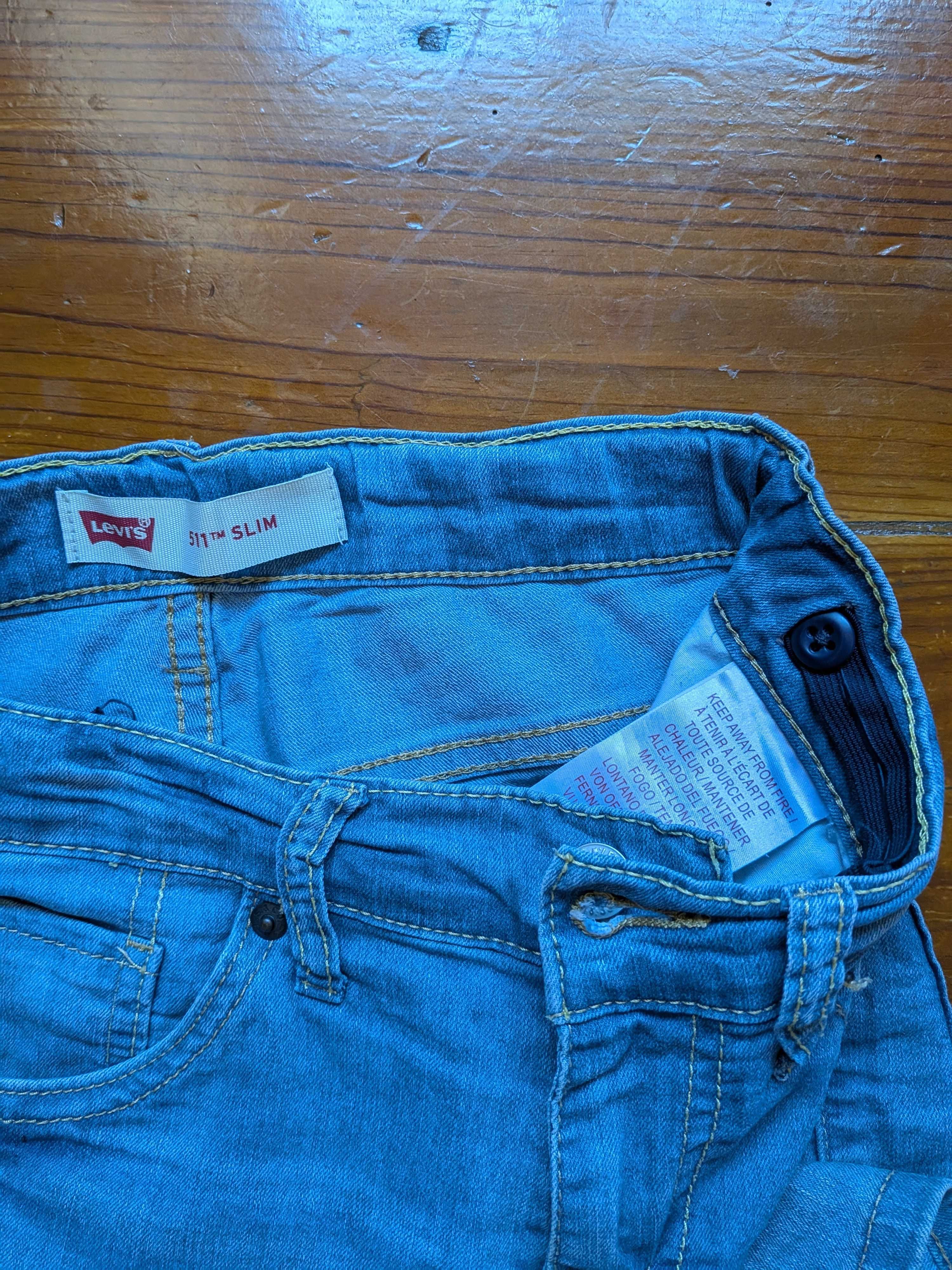 LEVIS 511 - Calções de ganga cool, frescos e confortáveis - criança