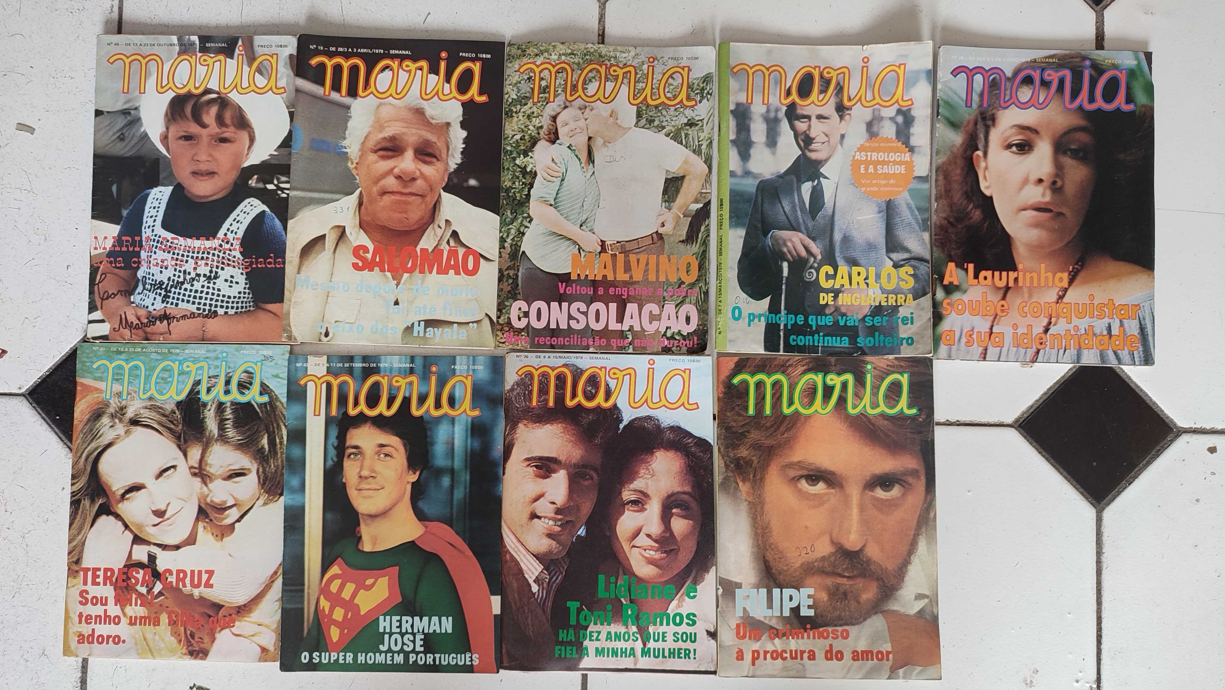 Lote 19 Revistas Maria - Anos 70