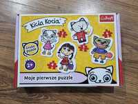 Puzzle Kicia Kocia 2+ klocki układanka dla Maluszka pierwsze