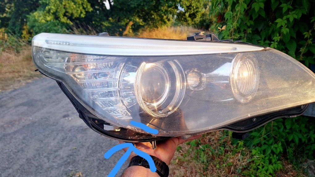 Bi xenon skrętny # e60 # Dynamic# Europa # prawy # lift #