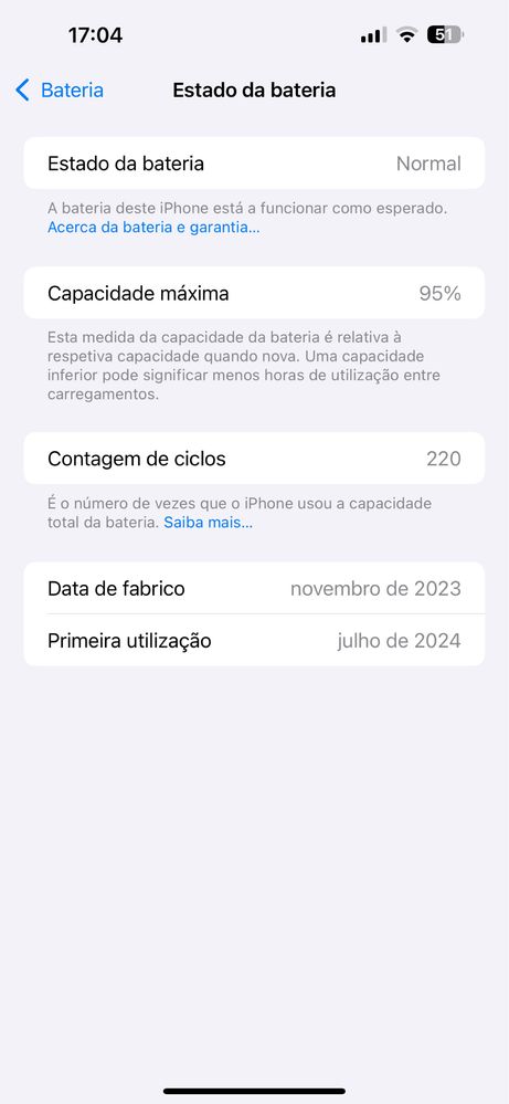 Iphone 15 plus - Cor rosa - 128 GB Excelente estado