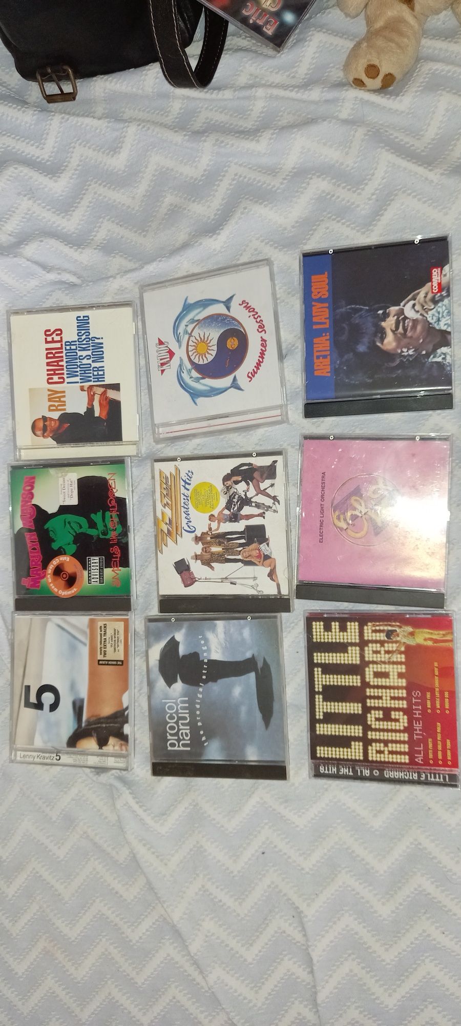 Cd's de vários tipos de música