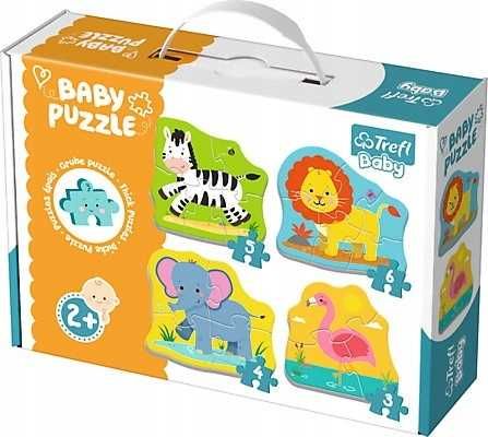 Nowe Puzzle Baby Classic Zwierzątka na safari