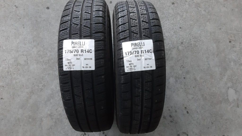 Opony Pirelli 175 70 R14C