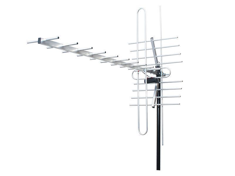 Zestaw telewizji naziemnej tuner cyfrowy DVB-T2 + antena kierunkowa