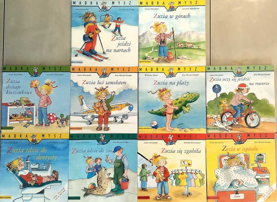 Mądra Mysz - seria książek ZUZIA ... + gratis niespozianka