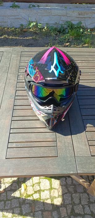 Kask crossowy lekki na enduro quad ATV  Rozmiar L