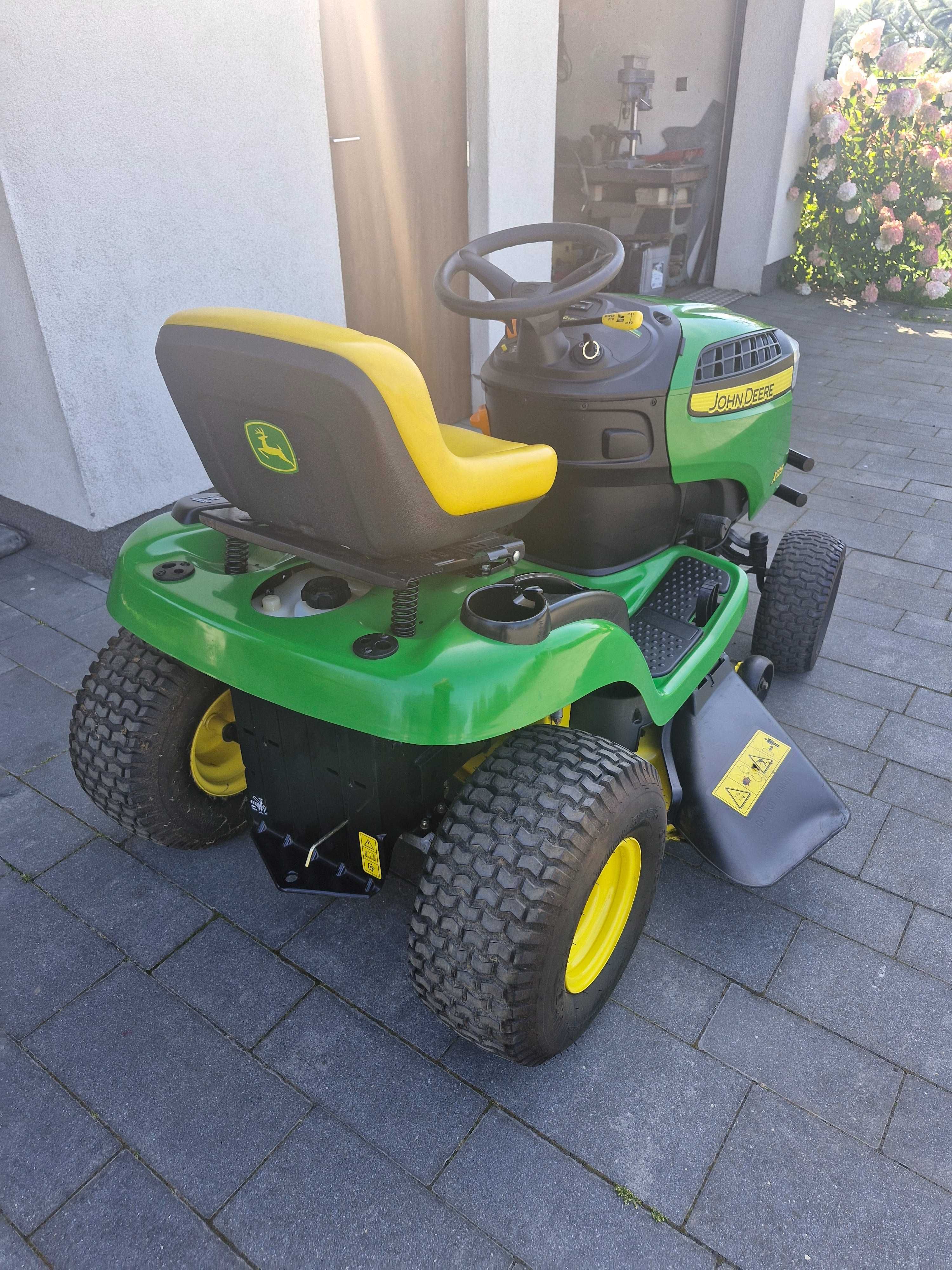 Kosiarka traktorek john deere X125 briggs 18,5hp hydrostatic 2013r