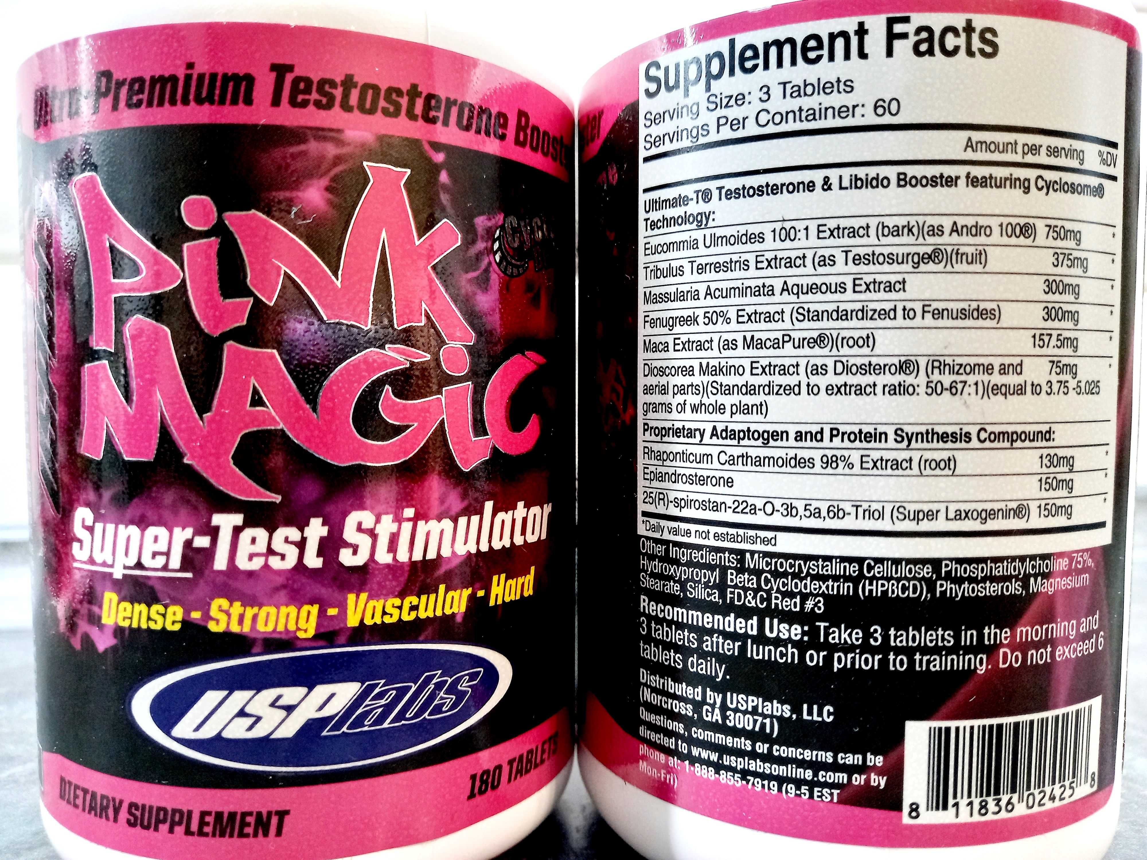 USP Labs, Pink Magic (180 таб.), бустер тестостерона