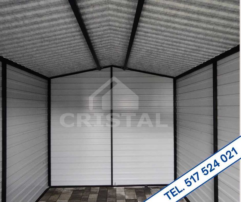 Domek ogrodowy / składzik narzędziowy blaszany - 100% PROFIL ZAMKNIĘTY