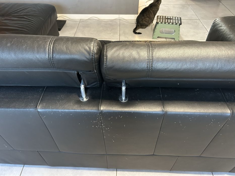 Narożnik z prawdziwej skóry. Bydgoskie Meble