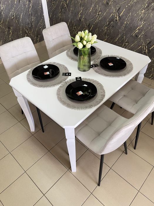 Стіл ПРАГА. Стол ПРАГА. Кухонный стол и стулья.  Кухонный комплект.