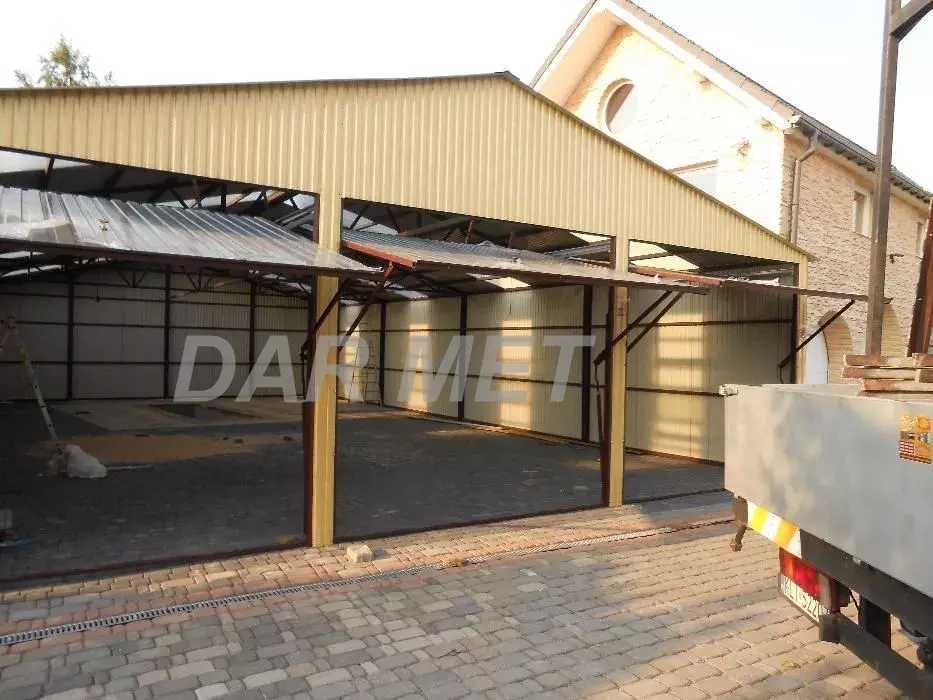 Hala Garaż Wiata Warsztat Magazyn Konstrukcja Stalowa Projekt Dar Met