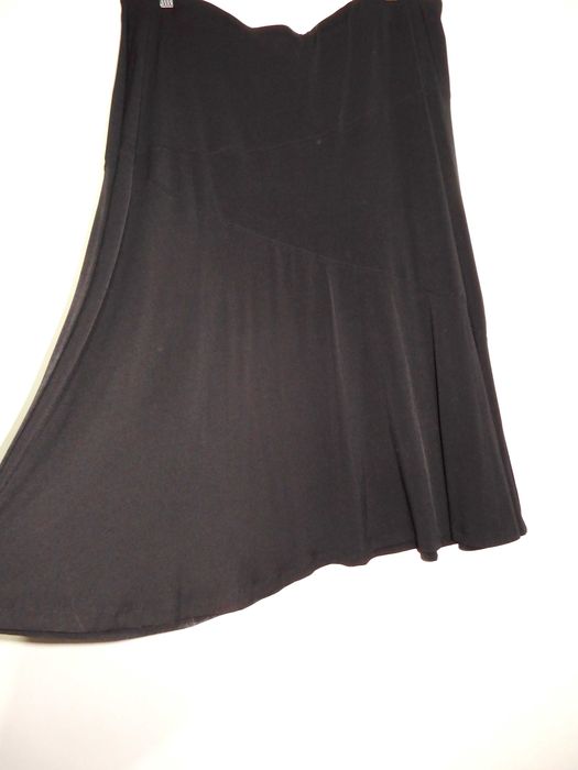 Spódnica maxi czarna rozkloszowana 46 3XL