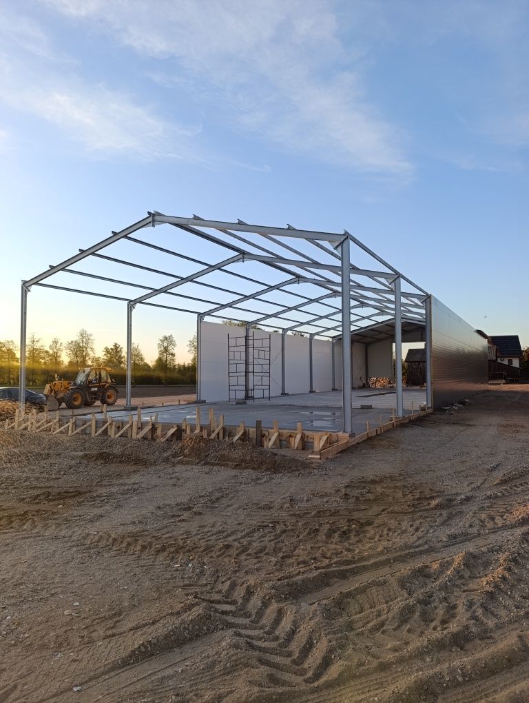 Hala stalowa 12x20 konstrukcja 10x24 moduł słup dzwigar