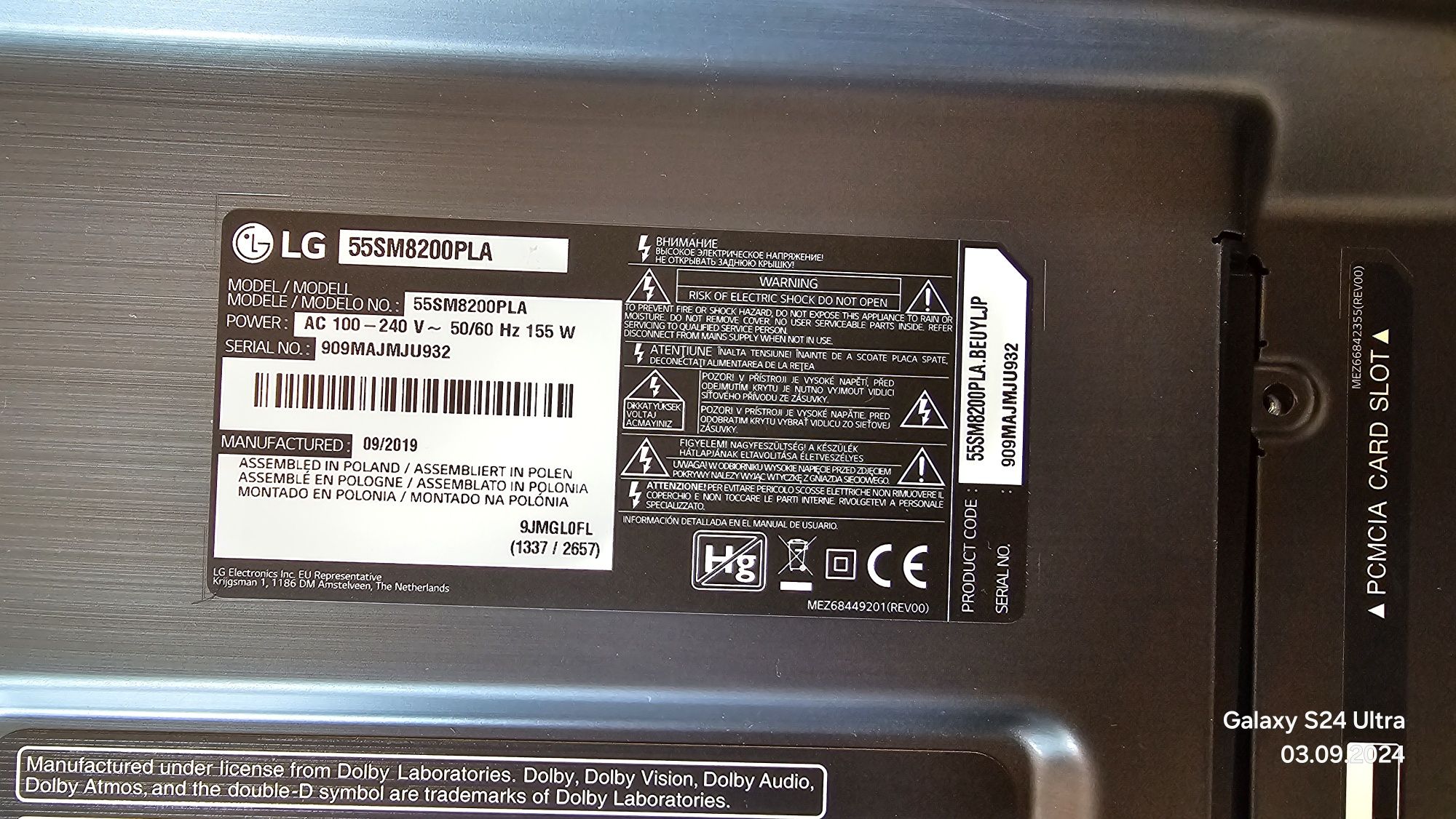 Zasilacz Telewizor Lg nanocell 55