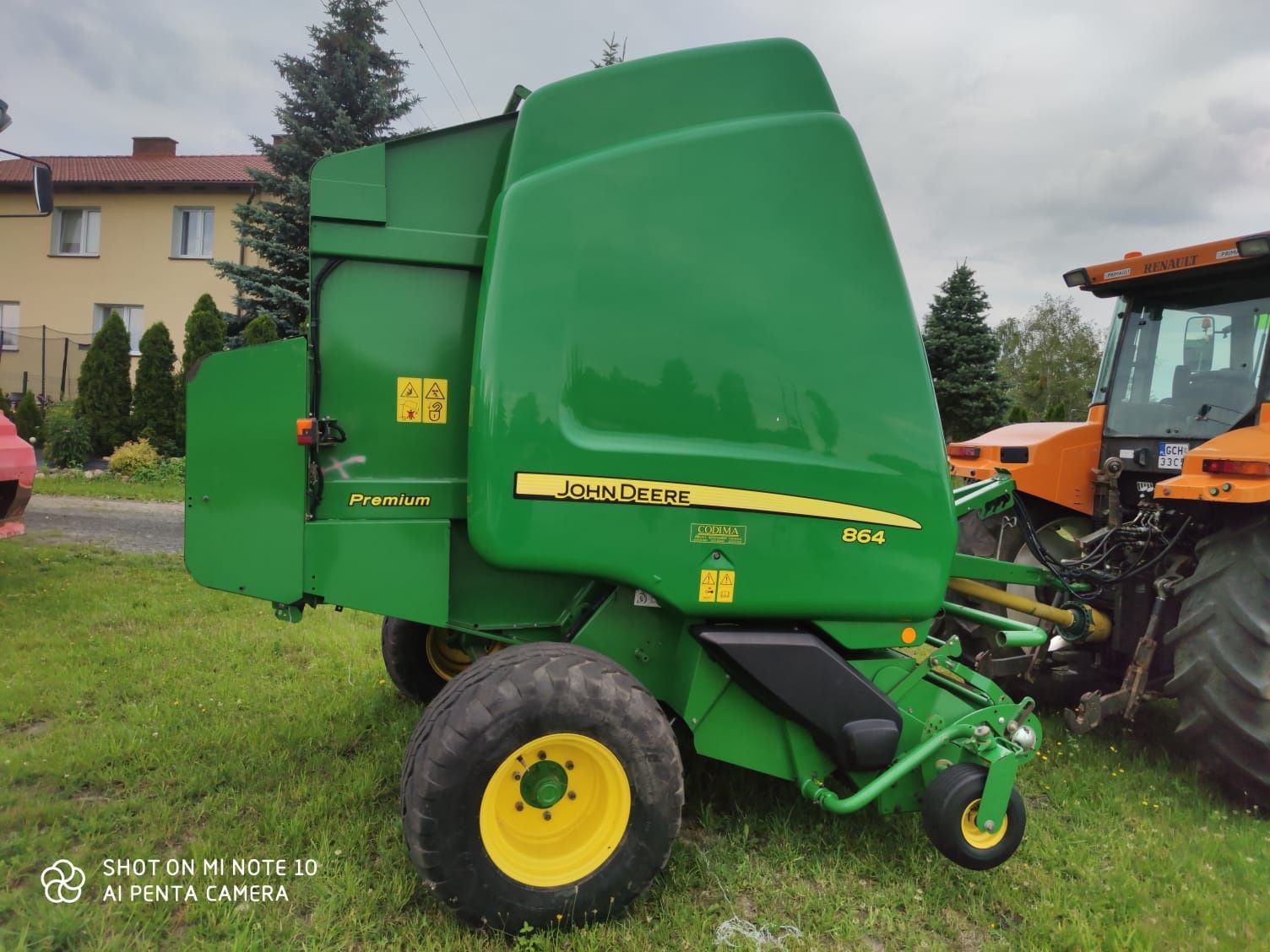 Prasa John-Deere 864 Roto Cut / Noże /szerokie koła