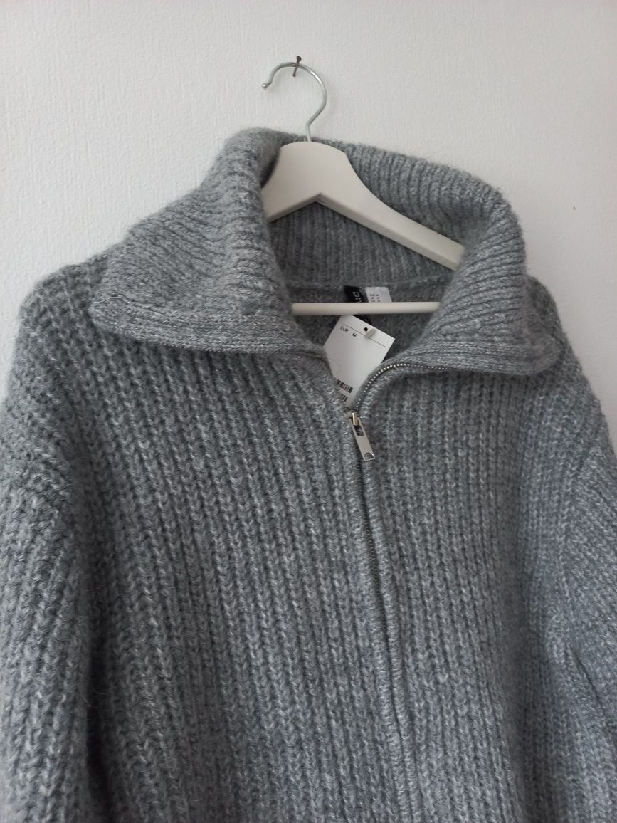 Кардиган H&M, сірий, теплий(S)