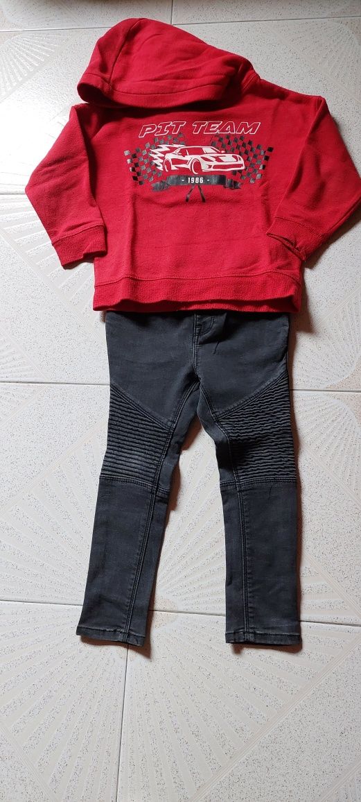 Conjunto sweat e calça zara - 3/4 anos