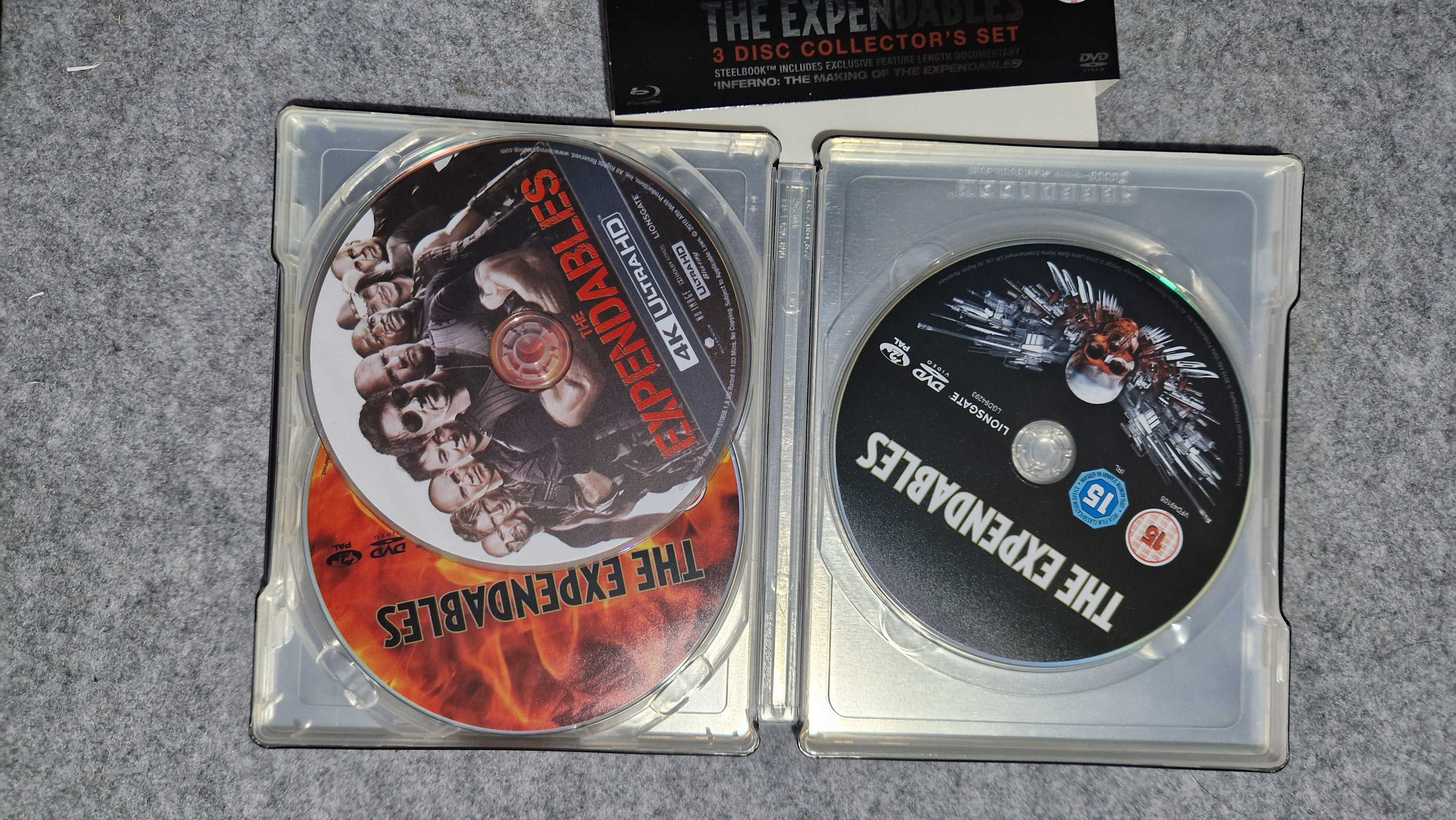 blu ray The expendables 4k steelbook Niezniszczalni