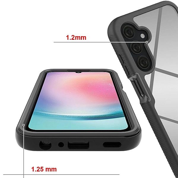 Etui Tech-Protect Defense360 na Samsung Galaxy A25/5G - czarne