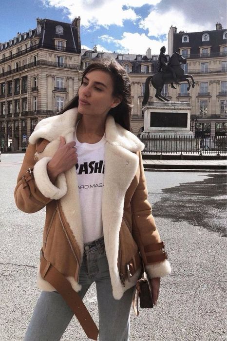 Дублянка тепла на худеньку дівчину