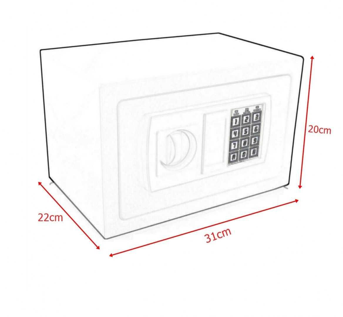 Domowy Sejf Wolnostojący Elektroniczny Zamek Podwójna Blokada=14210