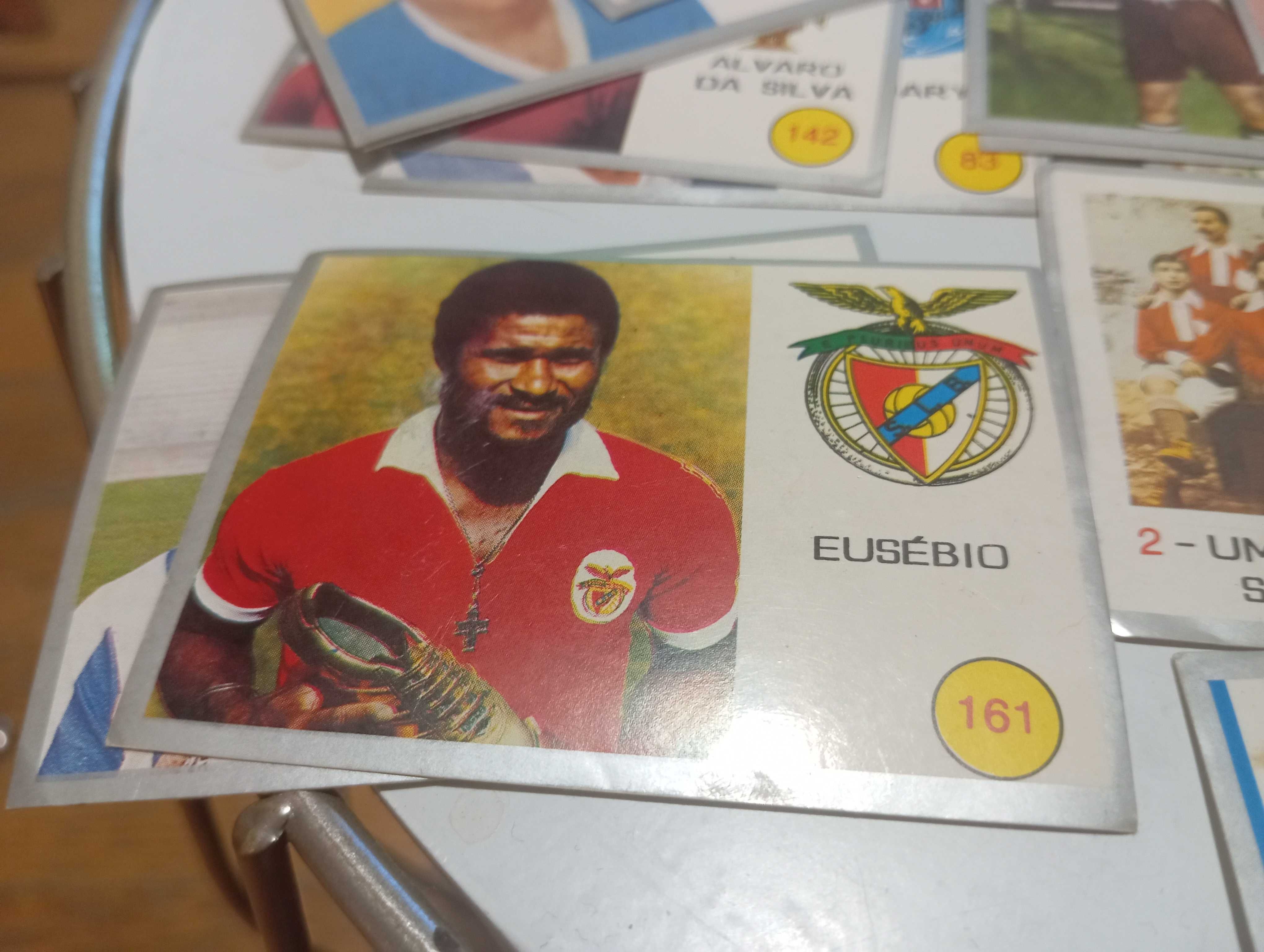 Cartas de coleção antiga, futebol