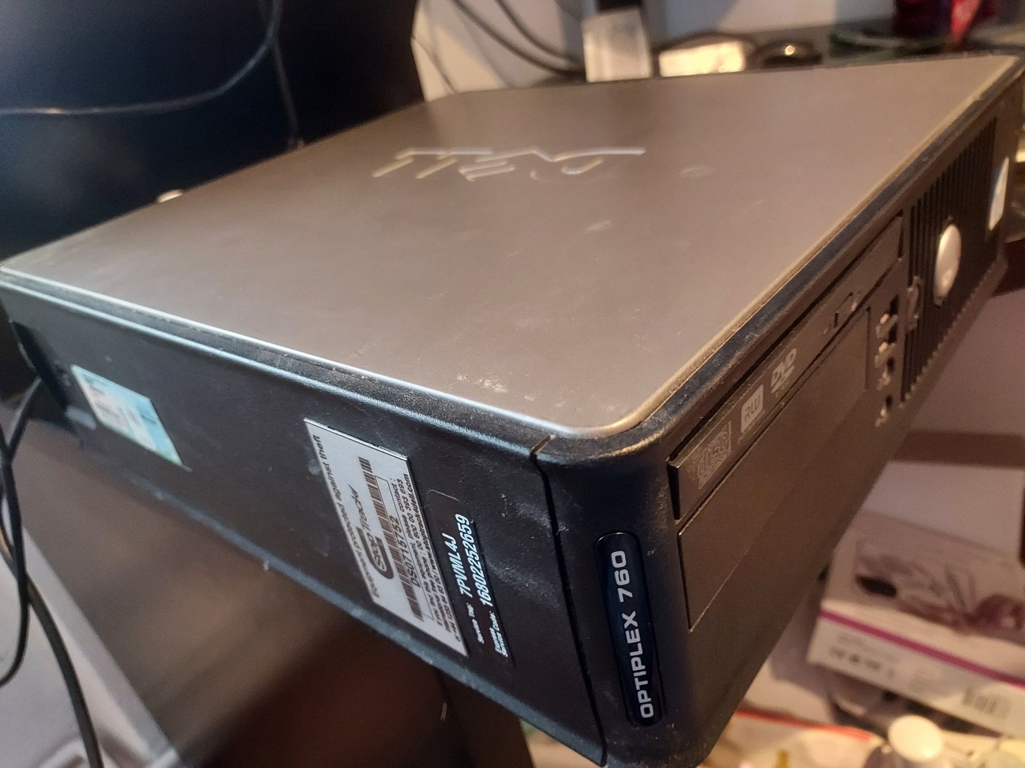 Zestaw komputerowy monitor stacja dell optiplex 760 windows 10 pro