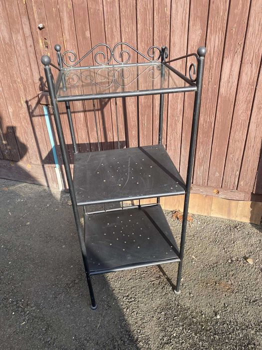 metalowa etażerka, stojak, kwietnik , stolik ikea rönnskär