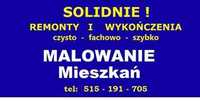 Solidnie _ Malowanie mieszkań Malarz _ Remont wykończenia