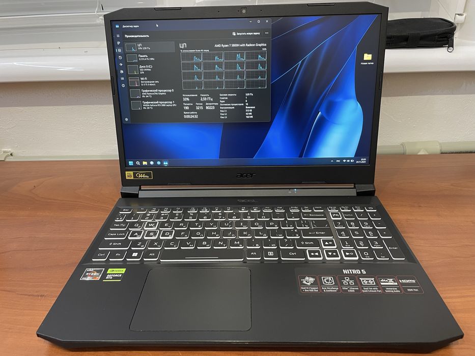 Продам!!! Ноутбук ACER Nitro 5 AN515-45 (NH.QBSEU.007)