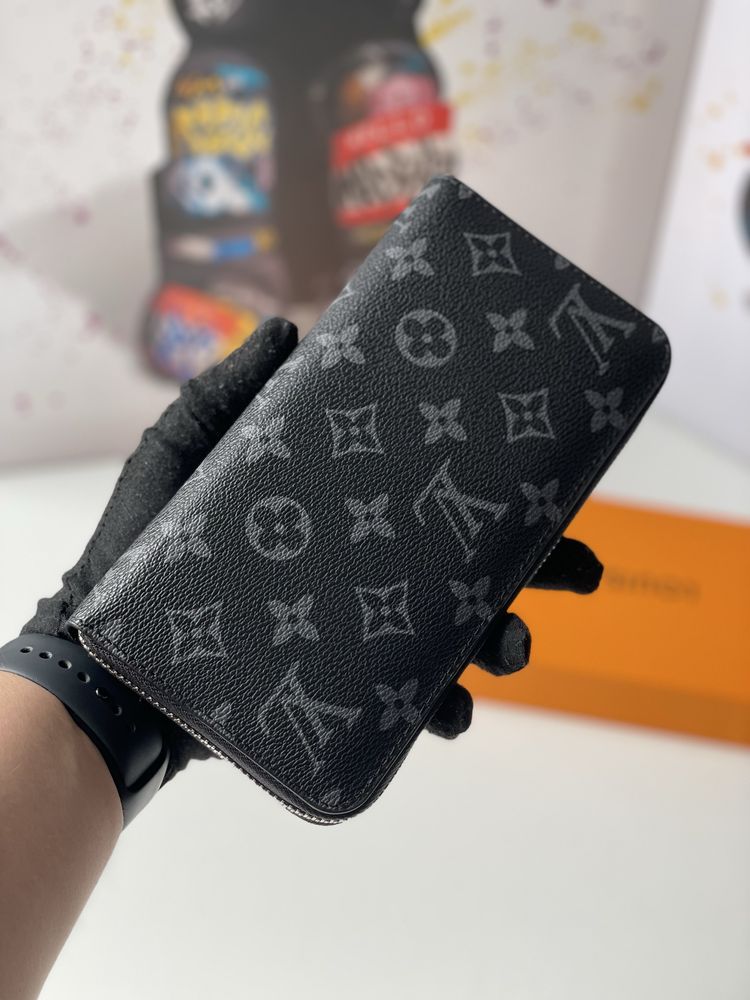 Мужской чоловічий гаманець кошелек клатч Louis Vuitton Луи Витон