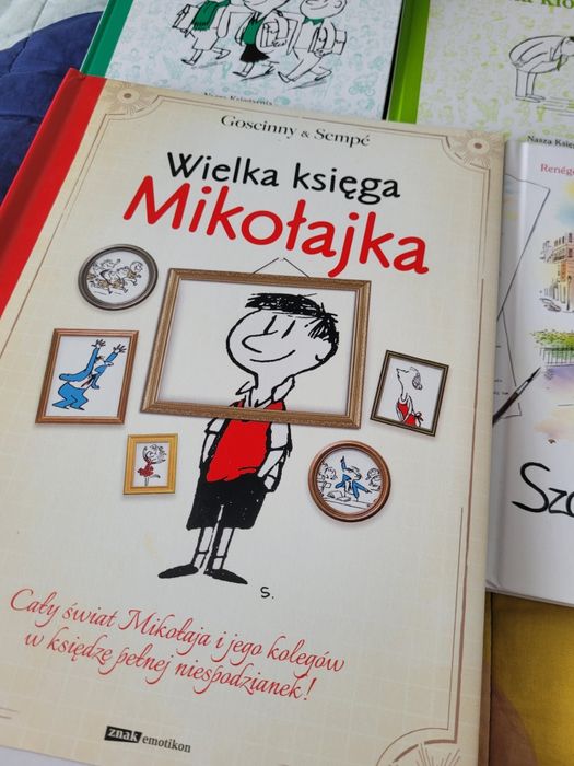 Mikołajek seria książek, przygód + Wielka Księga Mikołajka