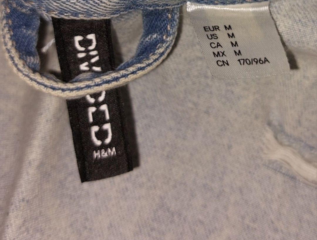 Джинсова куртка H&M, джинси/ боді Primark M 44-46р