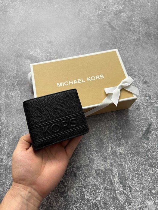 Чоловічий шкіряний гаманець MICHAEL KORS (ОРИГІНАЛ)