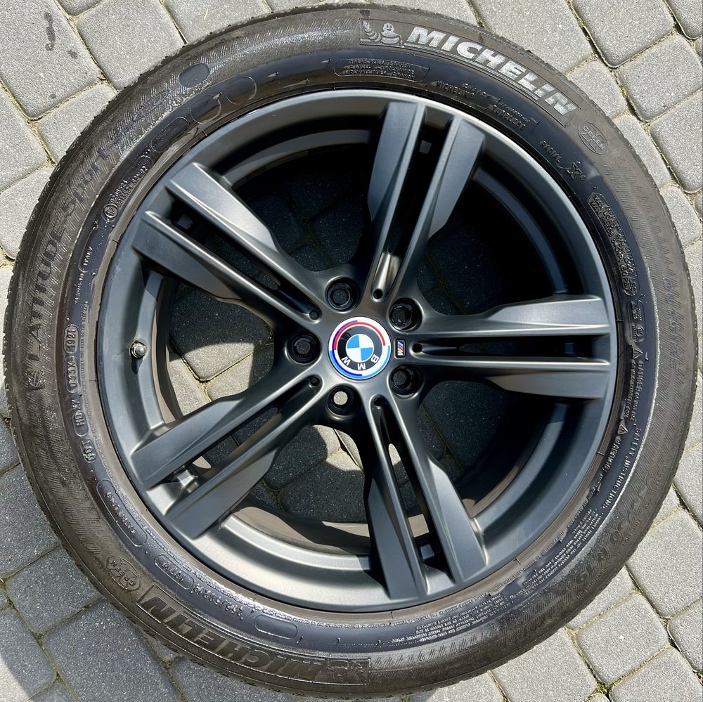 Bmw X5 F15 X6 F16 E70 Alu Felgi 19 Cali Opony TPMS M-Pakiet Czarny Mat