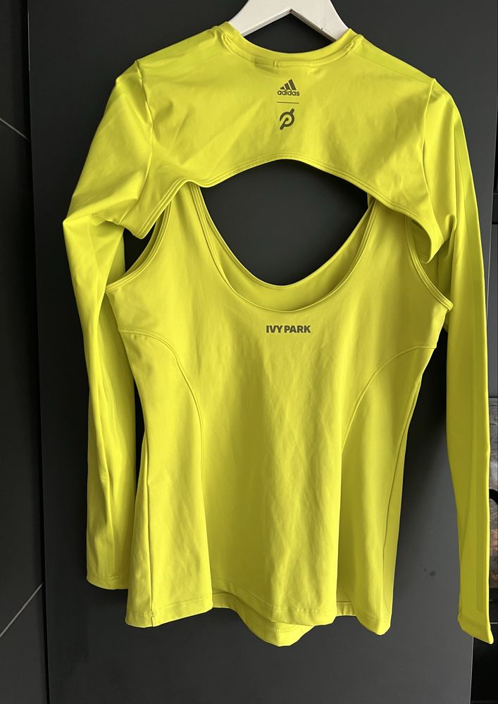 Adidas ivy park komplet top bluzka rękawy xxxxl neon nowy