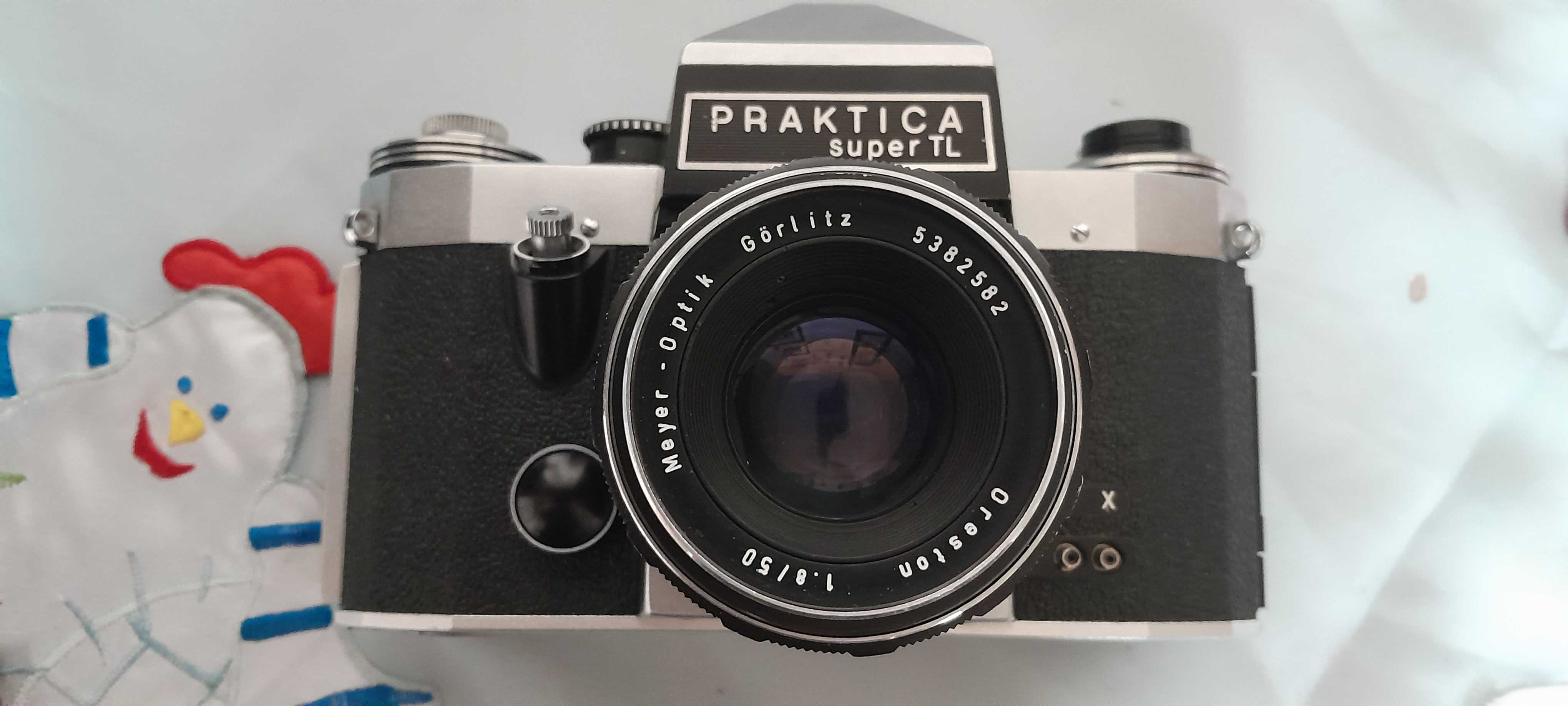 PRAKTICA SuperTL  z ORESTONEM 1,8/50 Meyer Optik +fitr UV MC MIRANDA